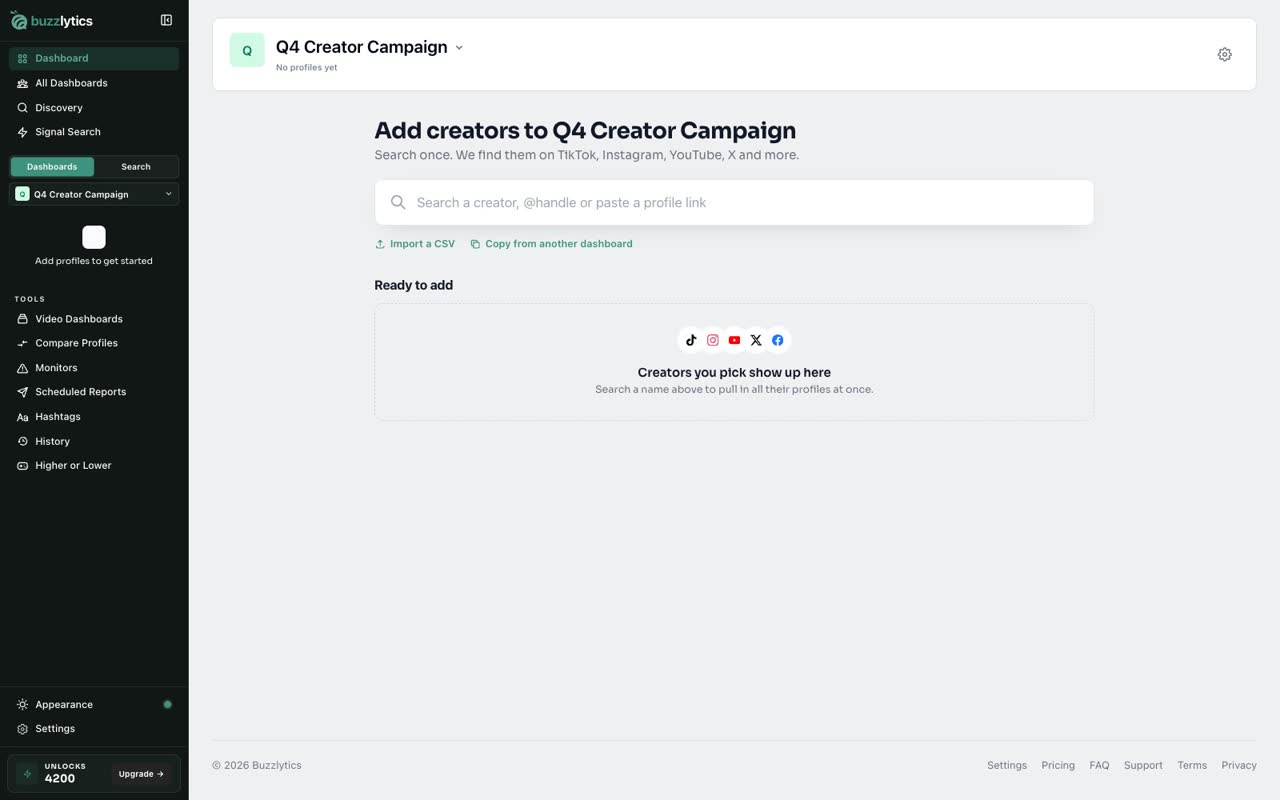 Create a dashboard