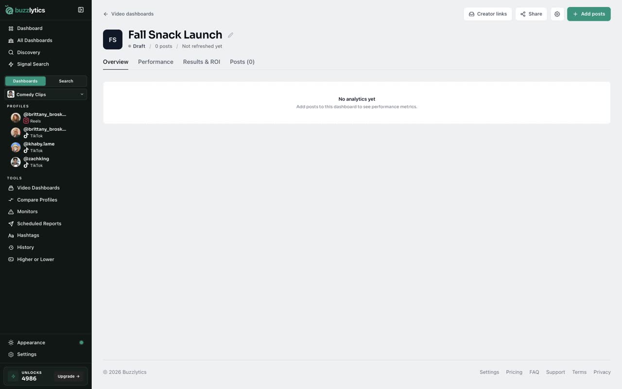 Create a Video Dashboard